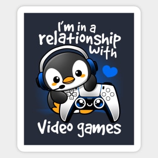 Penguin relationship with video games Sticker